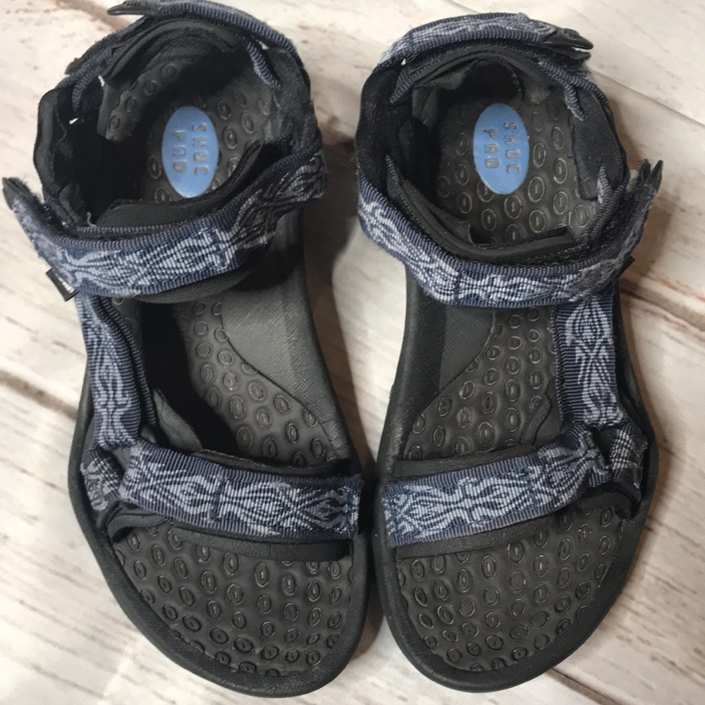 TEVA Woman’s Hiking Sandals Shoc Pad Navy Size 6 - Picture 6 of 12